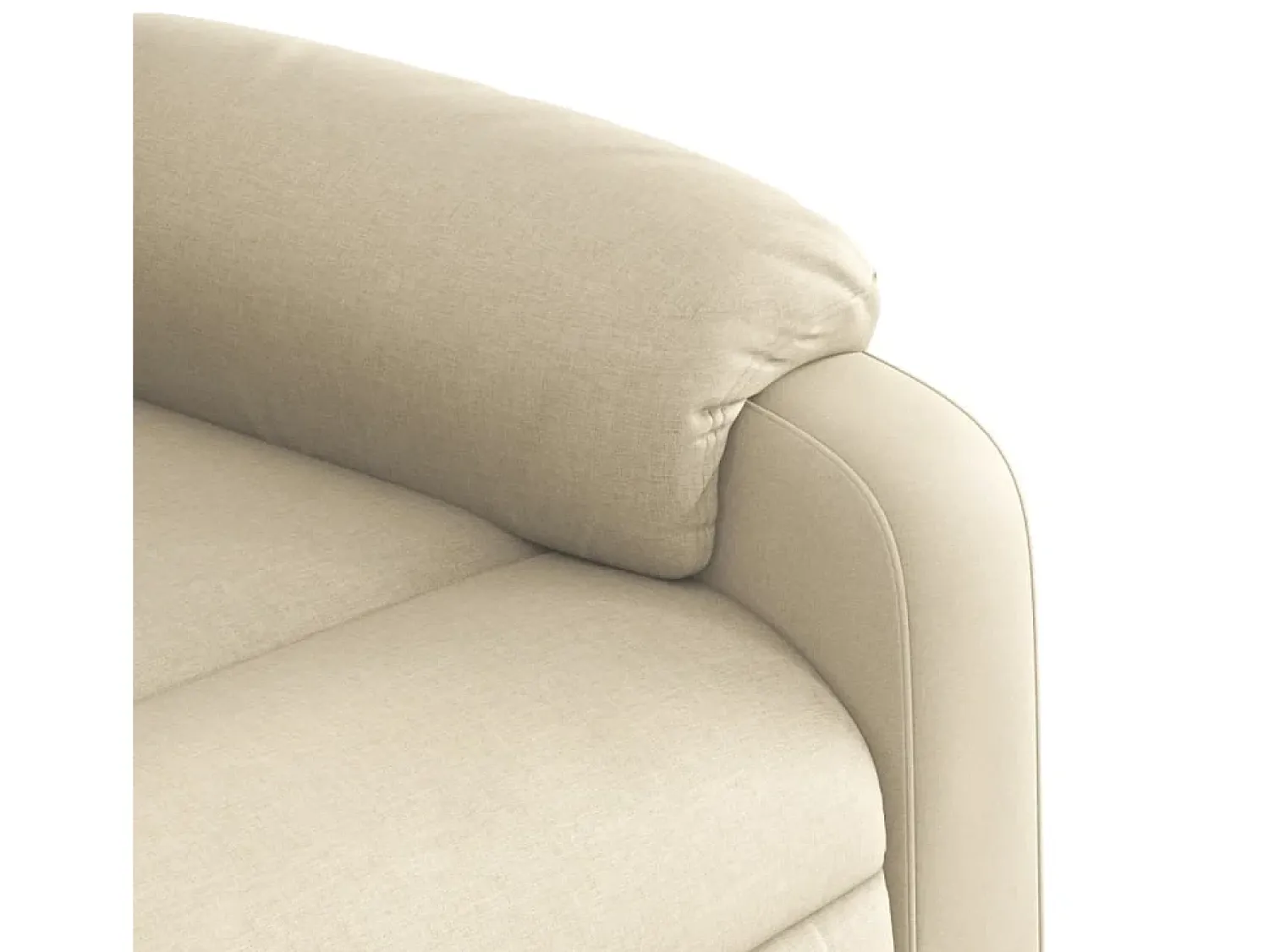 Poltrona* Poltrona Confortável | Poltrona reclinável elevatória tecido cor SHL90662 Creme