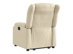 Poltrona* Poltrona Confortável | Poltrona reclinável elevatória tecido cor SHL90662 Creme