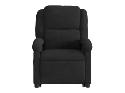 Poltrona* Poltrona Confortável | Poltrona reclinável elevatória veludo SHL65453 Preto