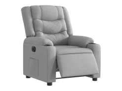 Poltrona* Poltrona Confortável | Poltrona reclinável elétrica tecido -claro SHL14552 Cinzento