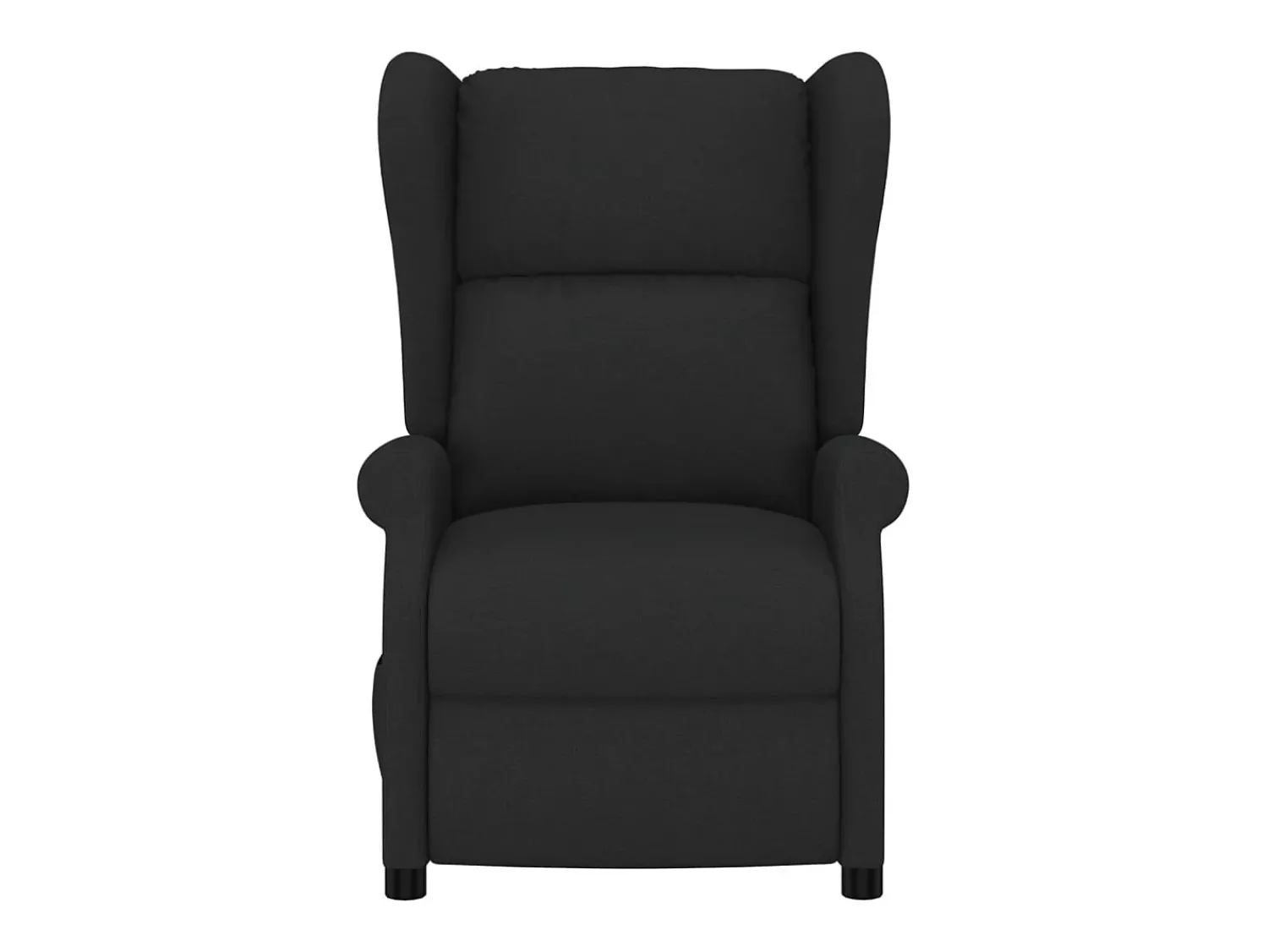 Poltrona Confortável | Poltrona reclinável elétrica tecido SHL556254 Preto