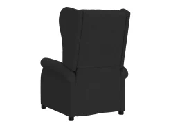 Poltrona Confortável | Poltrona reclinável elétrica tecido SHL556254 Preto
