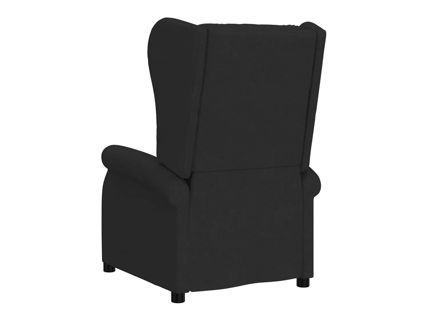 Poltrona Confortável | Poltrona reclinável elétrica tecido SHL556254 Preto