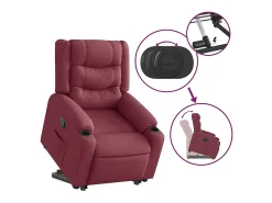 Poltrona Confortável | Poltrona reclinável elevatória tecido tinto SHL899276^ Poltrona