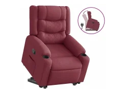 Poltrona Confortável | Poltrona reclinável elevatória tecido tinto SHL899276^ Poltrona