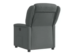 Poltrona Confortável | Poltrona reclinável elétrica tecido cinzento-escuro SHL715343^ Poltrona