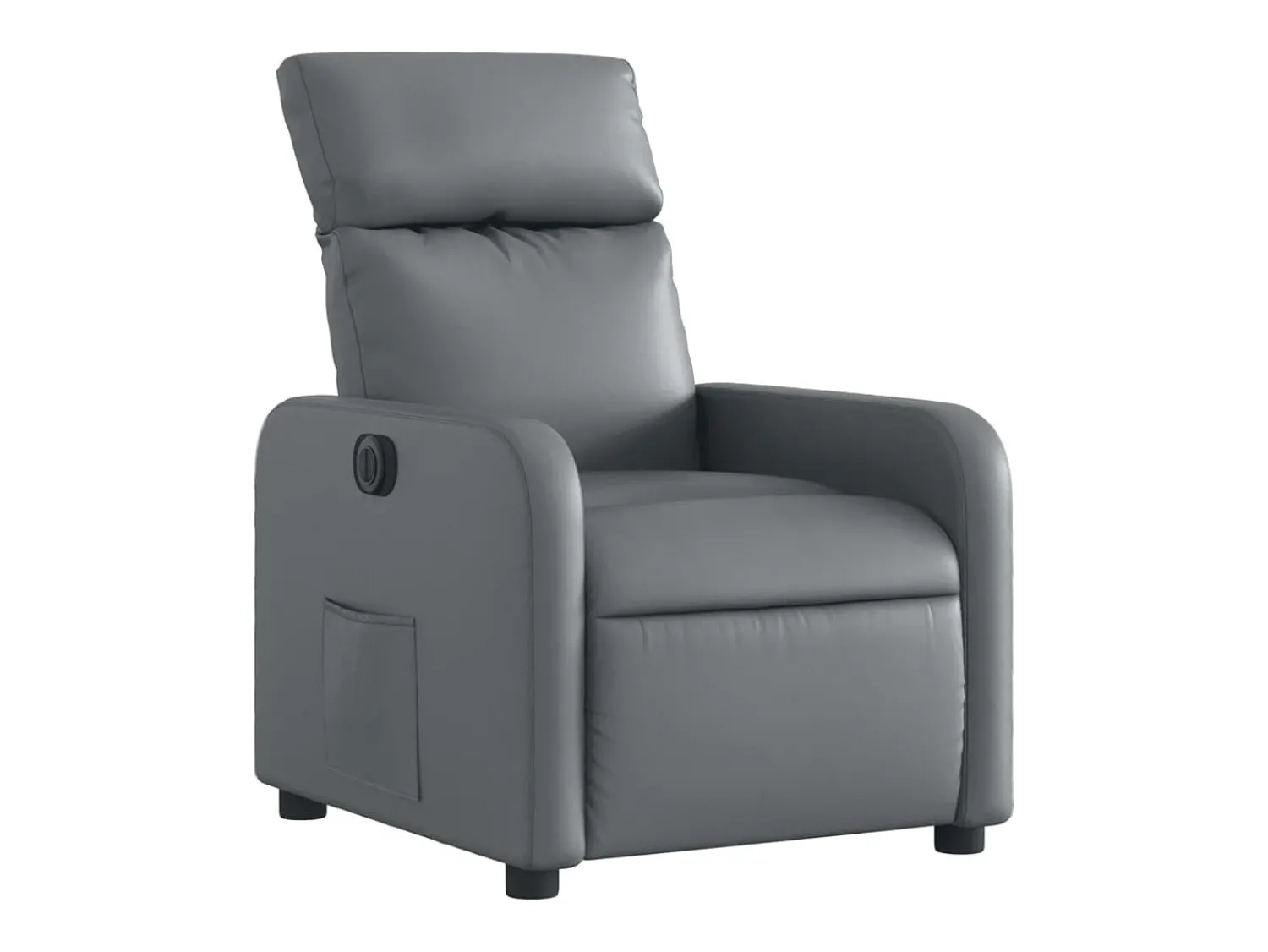 Poltrona Confortável | Poltrona reclinável elétrica couro artificial SHL871416^ Poltrona
