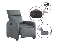 Poltrona Confortável | Poltrona reclinável elétrica couro artificial SHL871416^ Poltrona