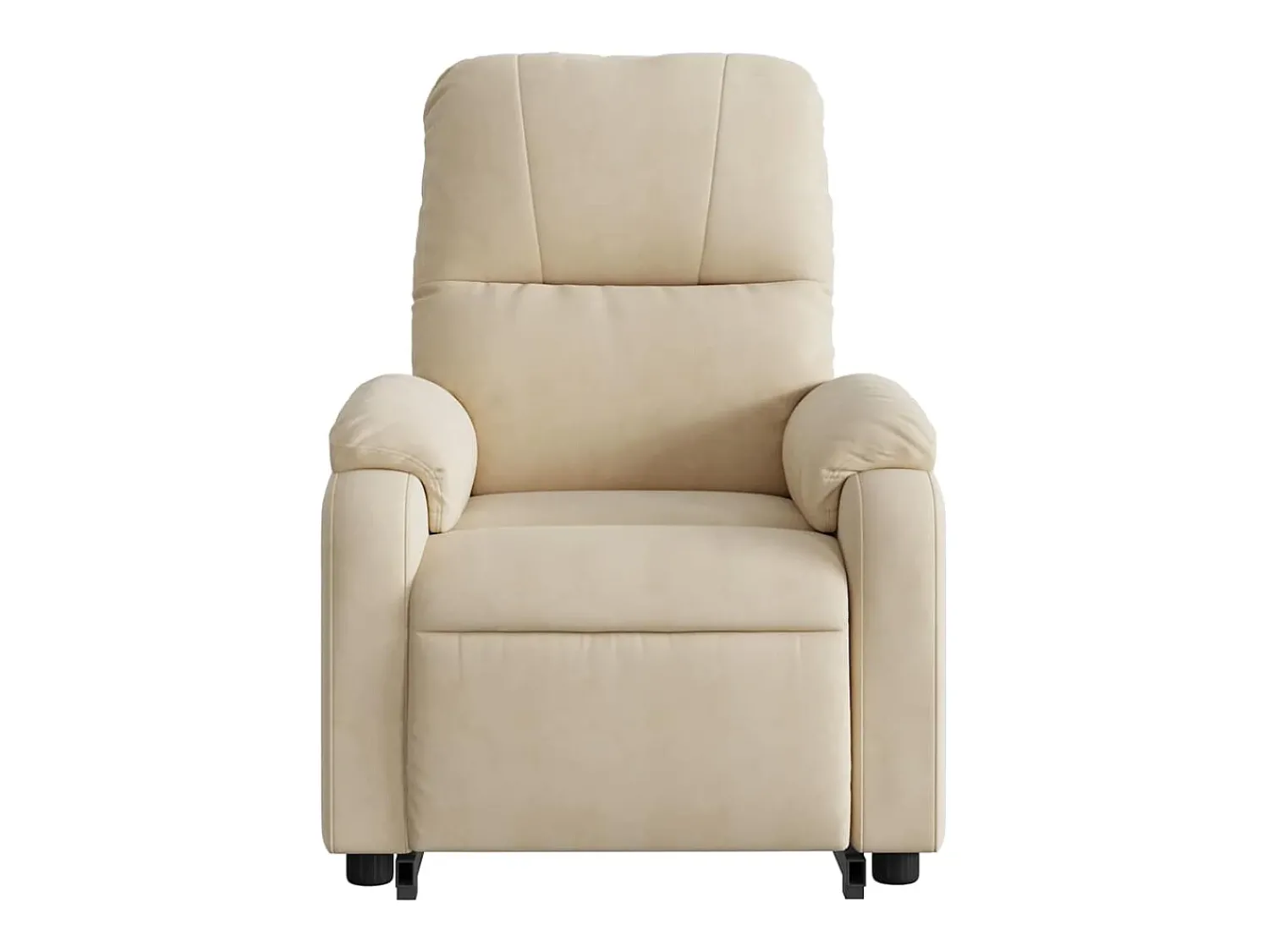 Poltrona| Poltrona Confortável | Poltrona reclinável elevatória elétrica tecido microfibra SHL350229 Creme