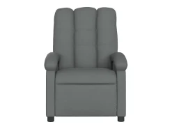 Outlet Poltrona Confortável | Poltrona reclinável elétrica tecido cinzento-escuro SHL400451 Cinza antracite