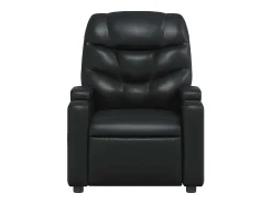 Poltrona| Poltrona Confortável | Poltrona reclinável em couro sintético SHL754048 Preto