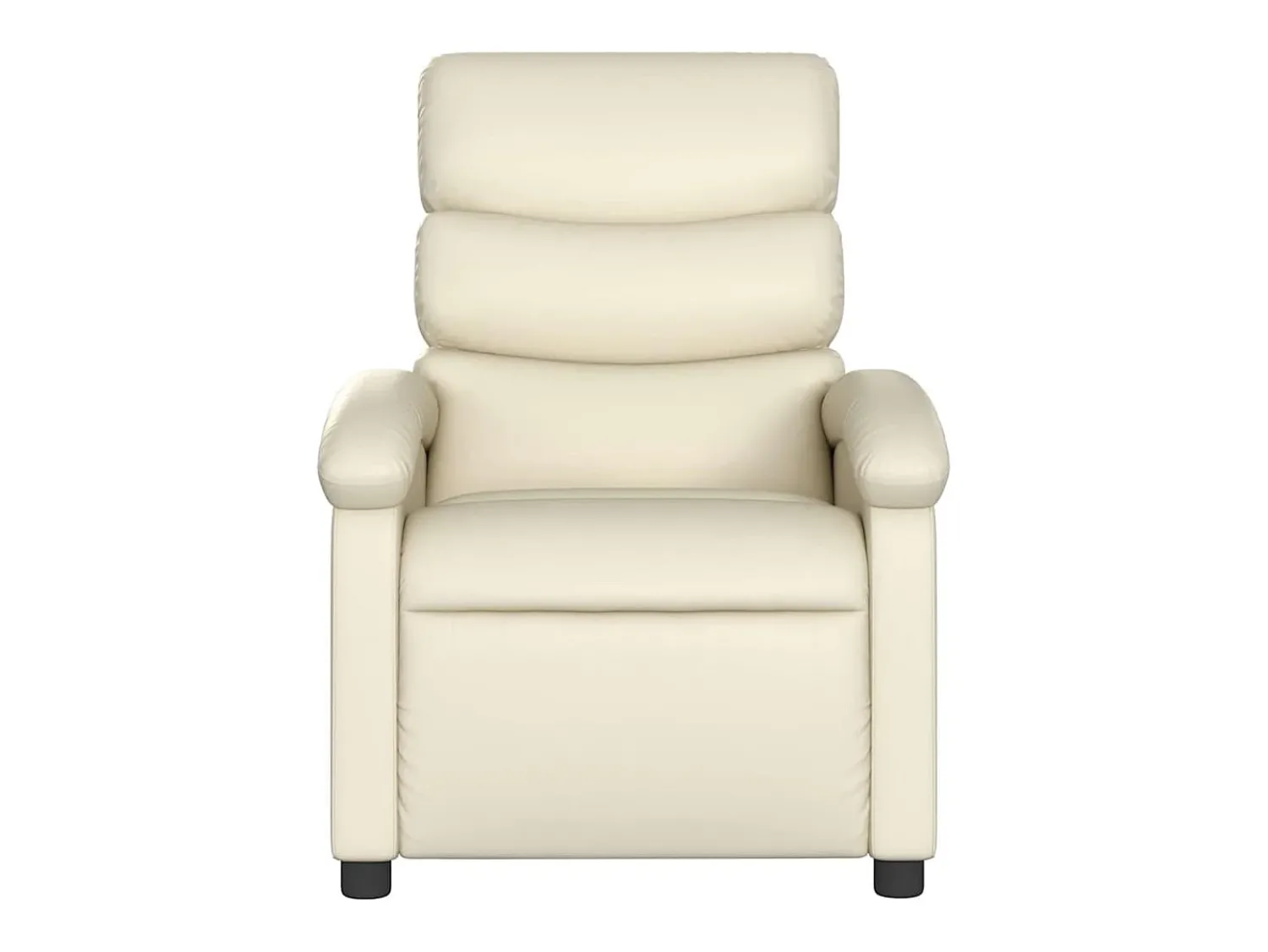 Poltrona| Poltrona Confortável | Poltrona reclinável elétrica couro artificial cor SHL223724 Creme