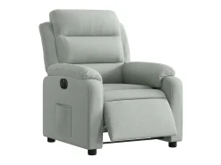 Poltrona Confortável | Poltrona reclinável elétrica veludo -claro SHL928590^ Poltrona