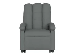 Hot Poltrona Confortável | Poltrona reclinável elevatória tecido cinzento-escuro SHL318504 Cinza antracite