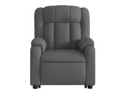 Poltrona Confortável | Poltrona reclinável elevatória tecido cinzento-escuro SHL398404^ Poltrona