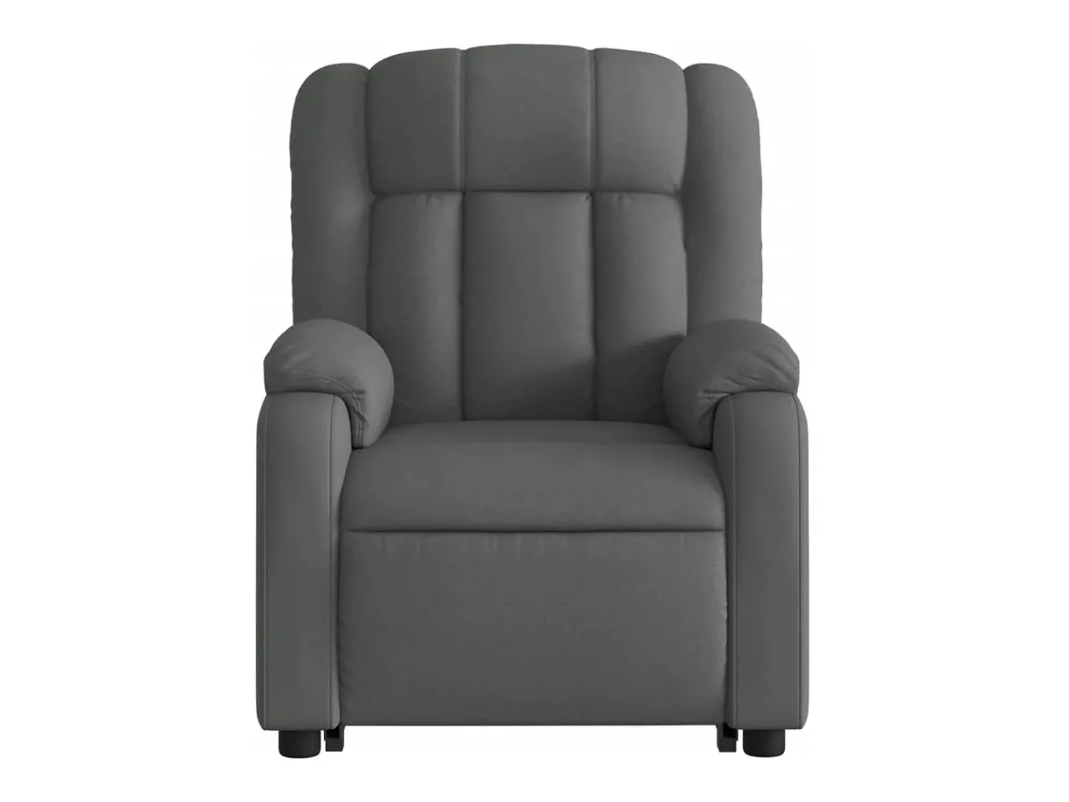 Poltrona Confortável | Poltrona reclinável elevatória tecido cinzento-escuro SHL398404^ Poltrona