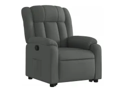 Poltrona Confortável | Poltrona reclinável elevatória tecido cinzento-escuro SHL398404^ Poltrona