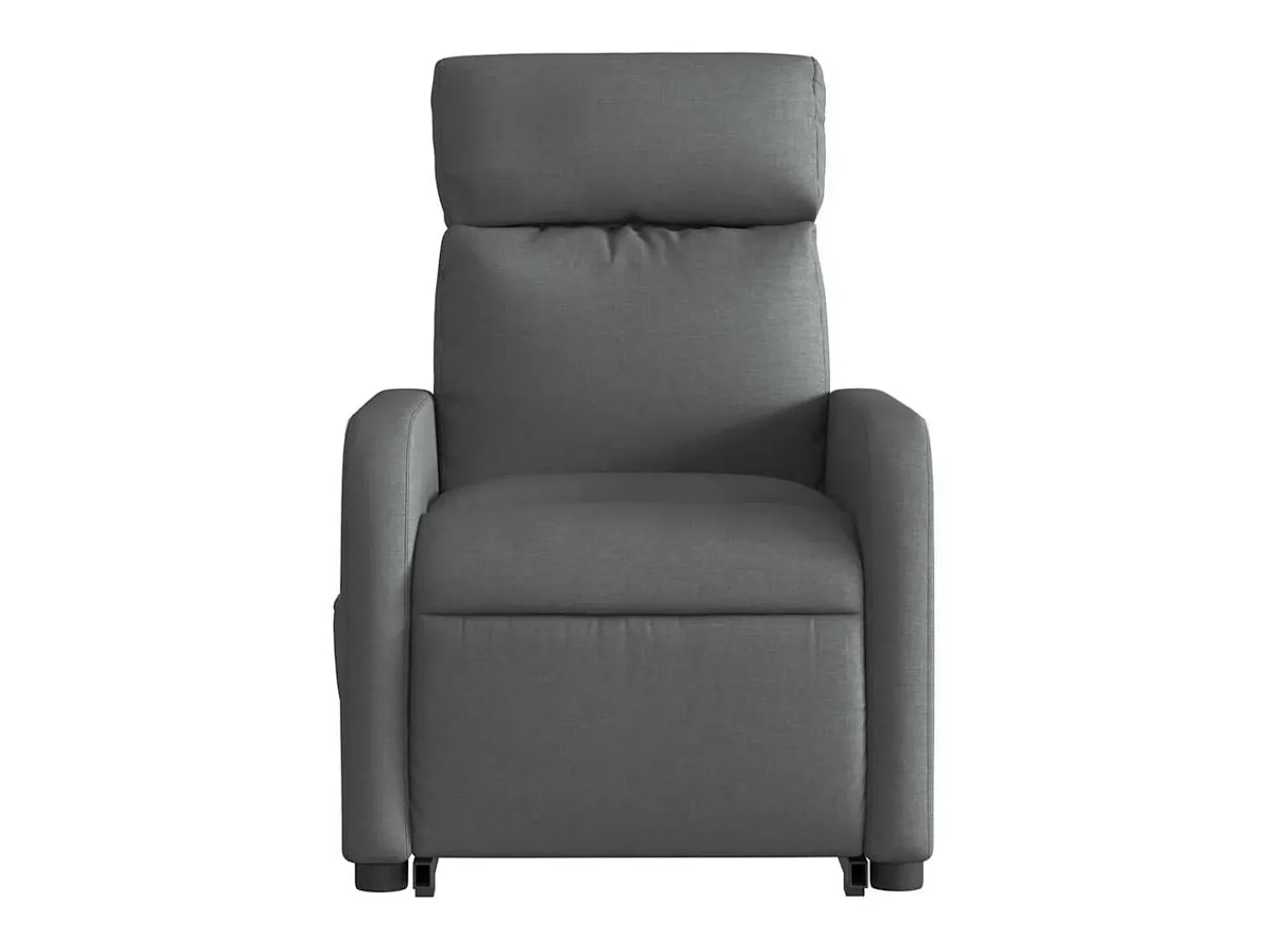 Poltrona Confortável | Poltrona reclinável elevatória elétrica tecido cinzento-escuro SHL251519^ Poltrona
