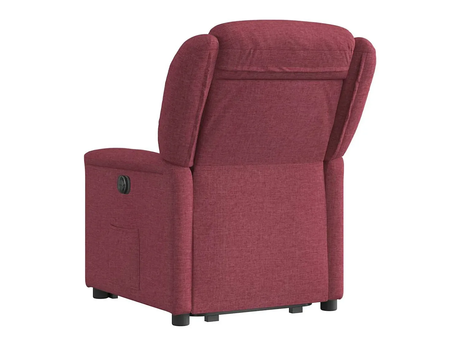 Poltrona| Poltrona Confortável | Poltrona reclinável elevatória tecido tinto SHL419598 Vermelho