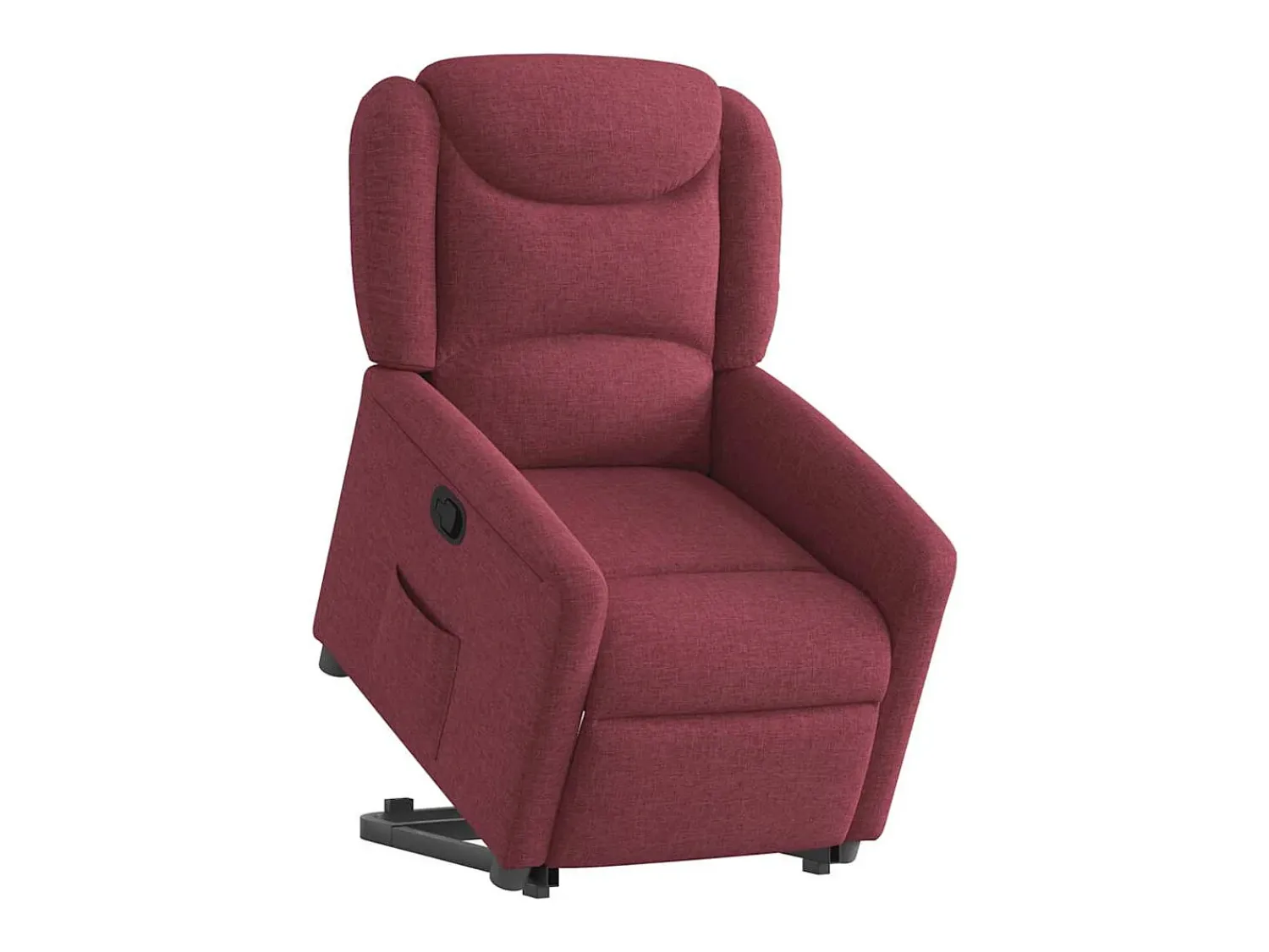 Poltrona| Poltrona Confortável | Poltrona reclinável elevatória tecido tinto SHL419598 Vermelho