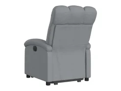 Clearance Poltrona Confortável | Poltrona reclinável elevatória tecido -claro SHL71981 Cinzento