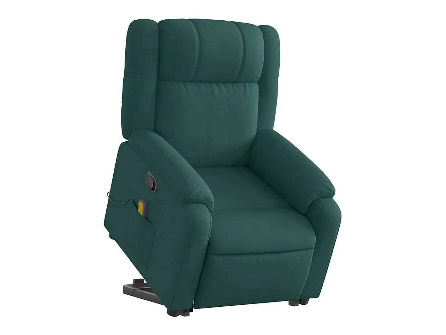 Poltrona| Poltrona Confortável | Poltrona reclinável elevatória de massagens tecido verde-escuro SHL536170 Verde pinho