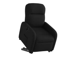 Poltrona| Poltrona Confortável | Poltrona reclinável elevatória elétrica tecido SHL174866 Preto