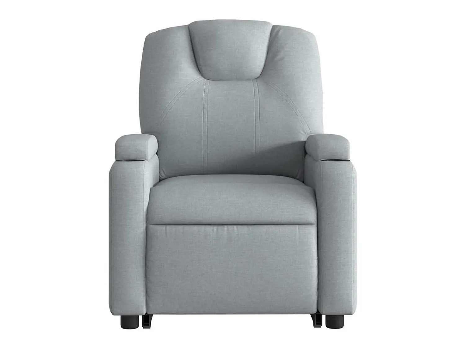 New Poltrona Confortável | Poltrona reclinável elevatória tecido -claro SHL661820 Cinzento