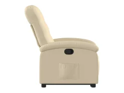 Poltrona* Poltrona Confortável | Poltrona reclinável elevatória tecido cor SHL931718 Creme