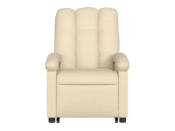Poltrona* Poltrona Confortável | Poltrona reclinável elevatória tecido cor SHL931718 Creme