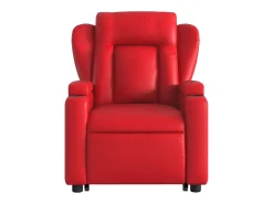 Poltrona Confortável | Poltrona reclinável elevatória couro artificial SHL319033^ Poltrona