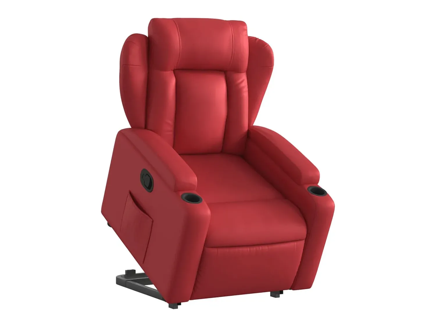 Poltrona Confortável | Poltrona reclinável elevatória couro artificial SHL319033^ Poltrona