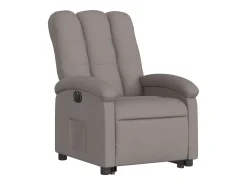 Poltrona* Poltrona Confortável | Poltrona reclinável elevatória elétrica cinza-acastanhado SHL756188 Taupe