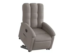 Poltrona* Poltrona Confortável | Poltrona reclinável elevatória elétrica cinza-acastanhado SHL756188 Taupe