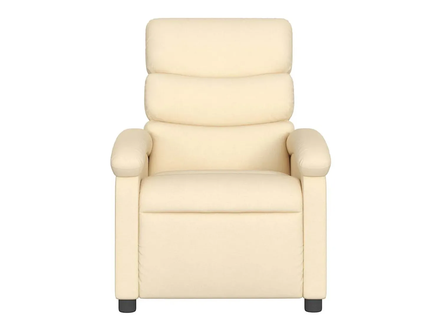 Hot Poltrona Confortável | Poltrona reclinável elétrica tecido cor SHL221157 Creme