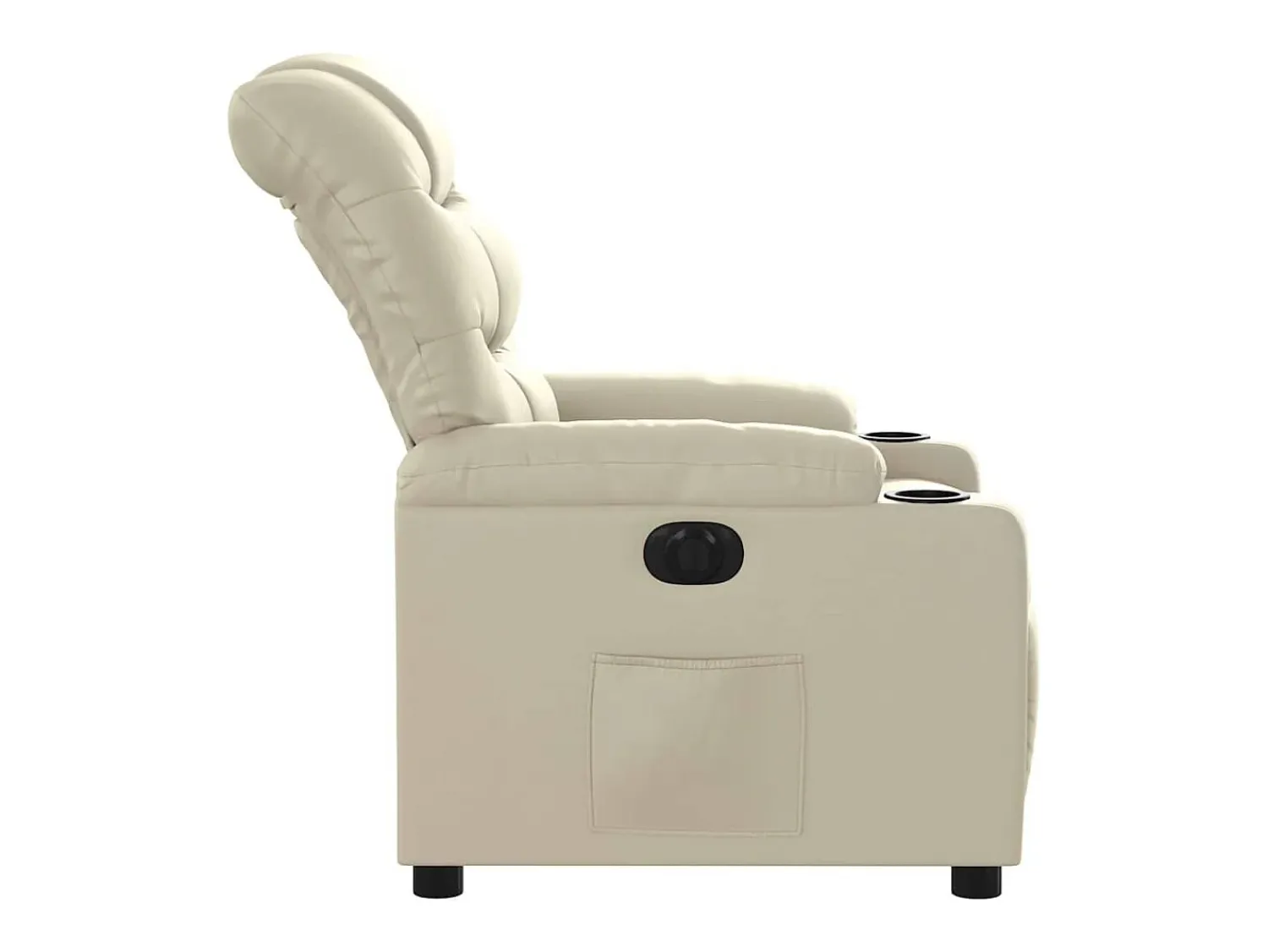 Poltrona Confortável | Poltrona reclinável elétrica couro artificial cor SHL106096^ Poltrona