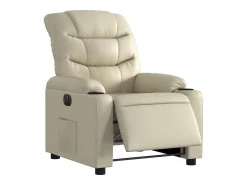 Poltrona Confortável | Poltrona reclinável elétrica couro artificial cor SHL106096^ Poltrona