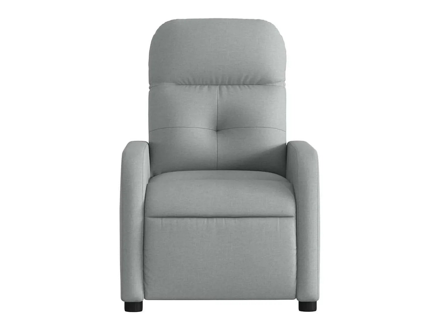 Poltrona| Poltrona Confortável | Poltrona reclinável elétrica tecido -claro SHL617951 Cinzento