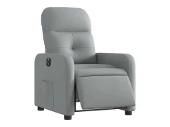 Poltrona| Poltrona Confortável | Poltrona reclinável elétrica tecido -claro SHL617951 Cinzento