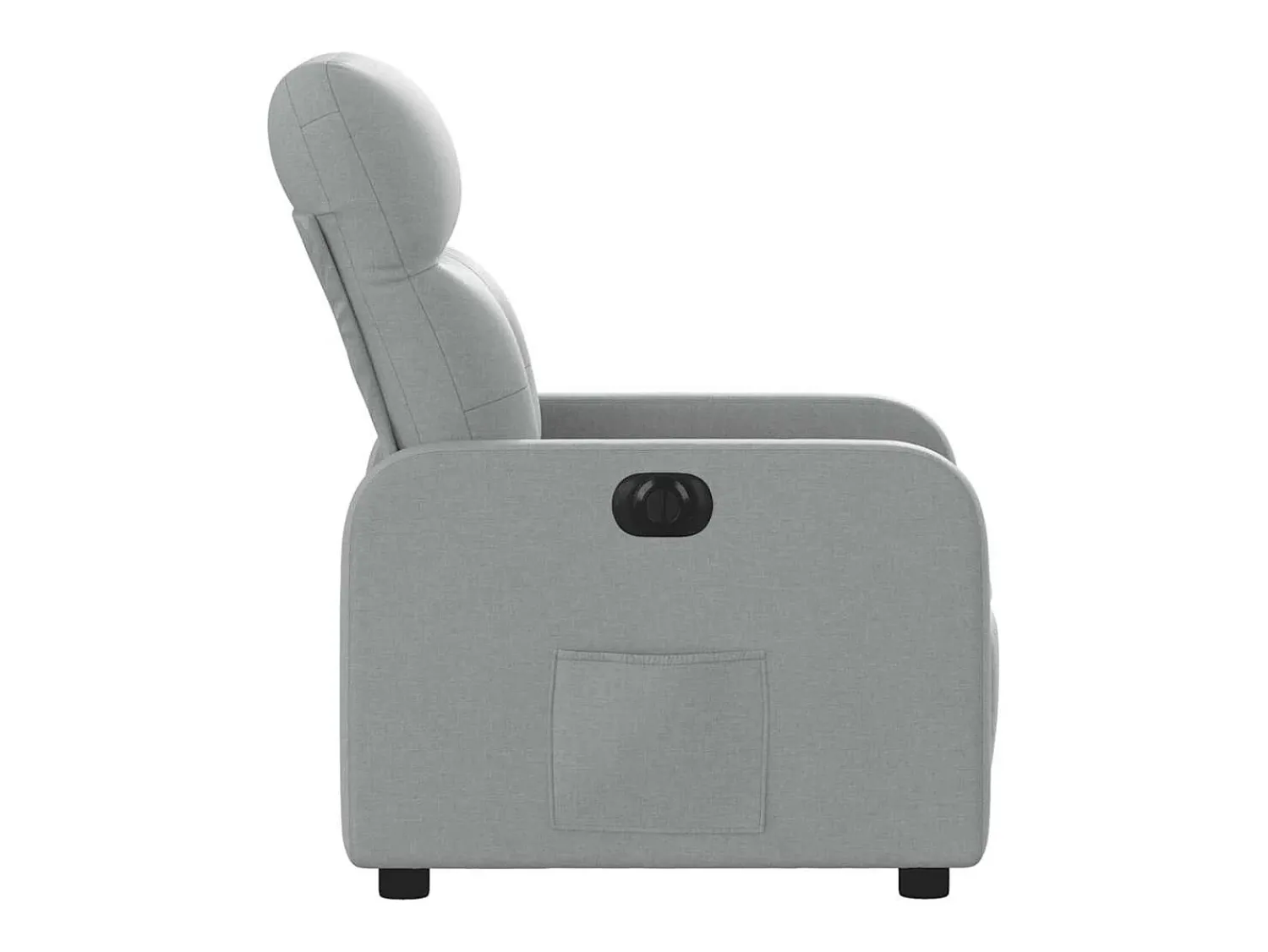 Poltrona| Poltrona Confortável | Poltrona reclinável elétrica tecido -claro SHL617951 Cinzento