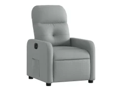 Poltrona| Poltrona Confortável | Poltrona reclinável elétrica tecido -claro SHL617951 Cinzento