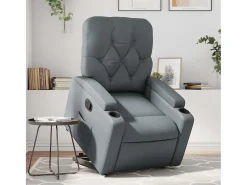 Poltrona Confortável | Poltrona reclinável elevatória couro artificial SHL11974^ Poltrona