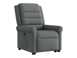 Poltrona* Poltrona Confortável | Poltrona reclinável elevatória tecido cinzento-escuro SHL884094 Cinza antracite