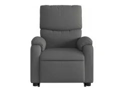 Online Poltrona Confortável | Poltrona reclinável elevatória tecido cinzento-escuro SHL890792 Cinza antracite