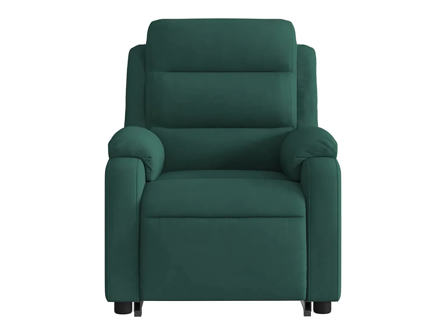 Poltrona| Poltrona Confortável | Poltrona reclinável elevatória veludo verde-escuro SHL271003 Verde pinho