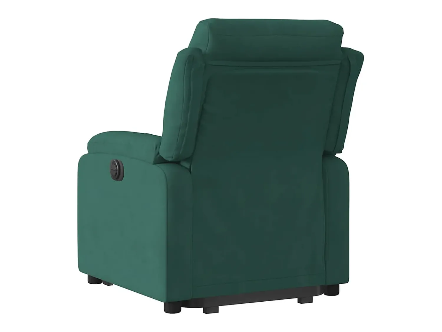 Poltrona| Poltrona Confortável | Poltrona reclinável elevatória veludo verde-escuro SHL271003 Verde pinho