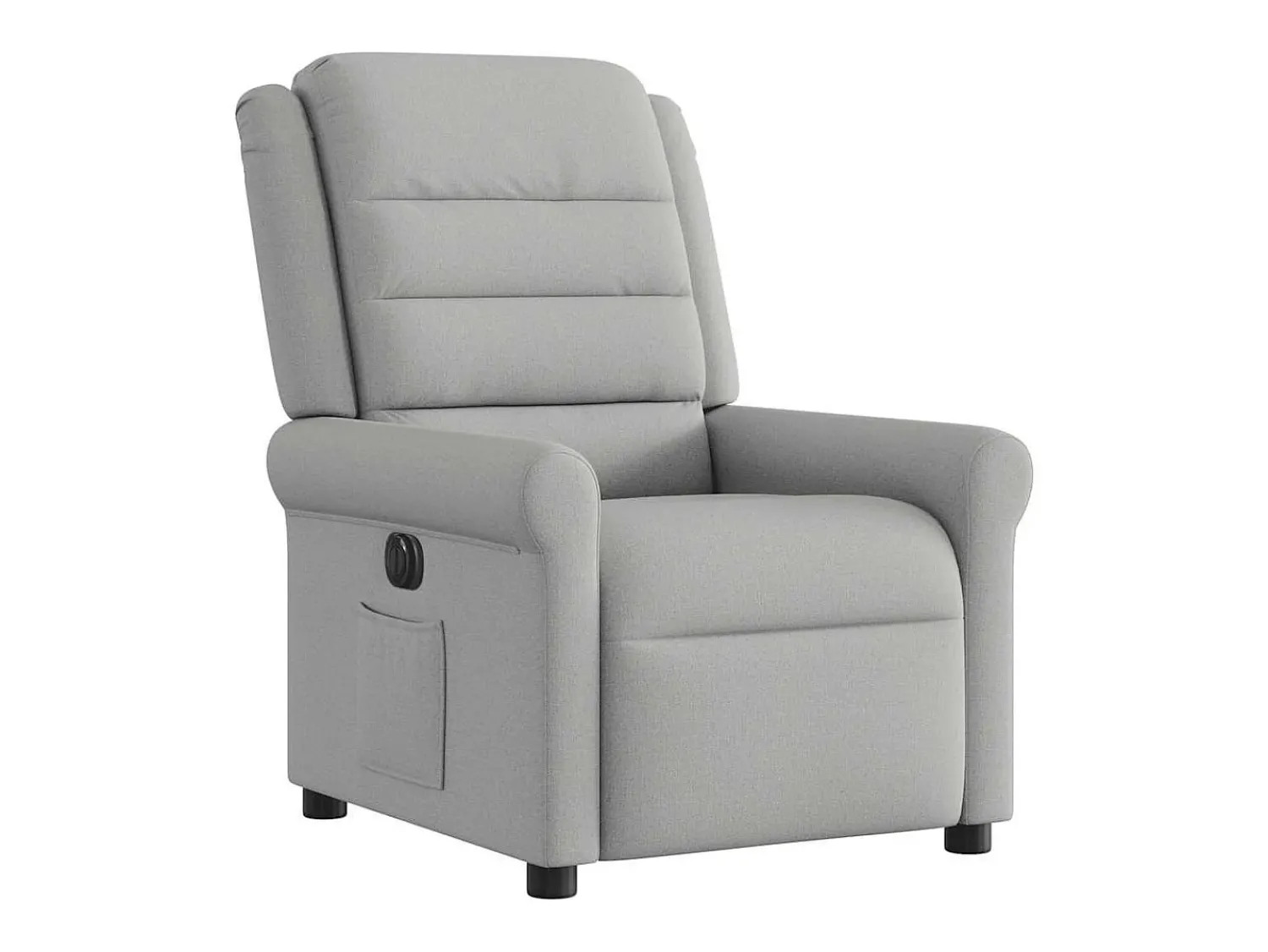 Poltrona| Poltrona Confortável | Poltrona reclinável elétrica tecido -nublado SHL830010 Cinzento