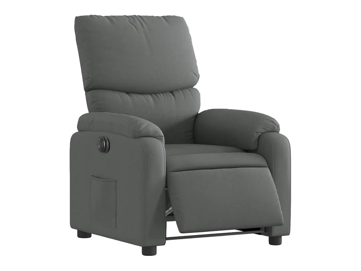 Poltrona| Poltrona Confortável | Poltrona reclinável elétrica tecido cinzento-escuro SHL940610 Cinza antracite