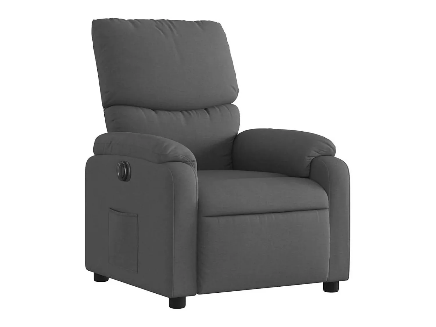 Poltrona| Poltrona Confortável | Poltrona reclinável elétrica tecido cinzento-escuro SHL940610 Cinza antracite