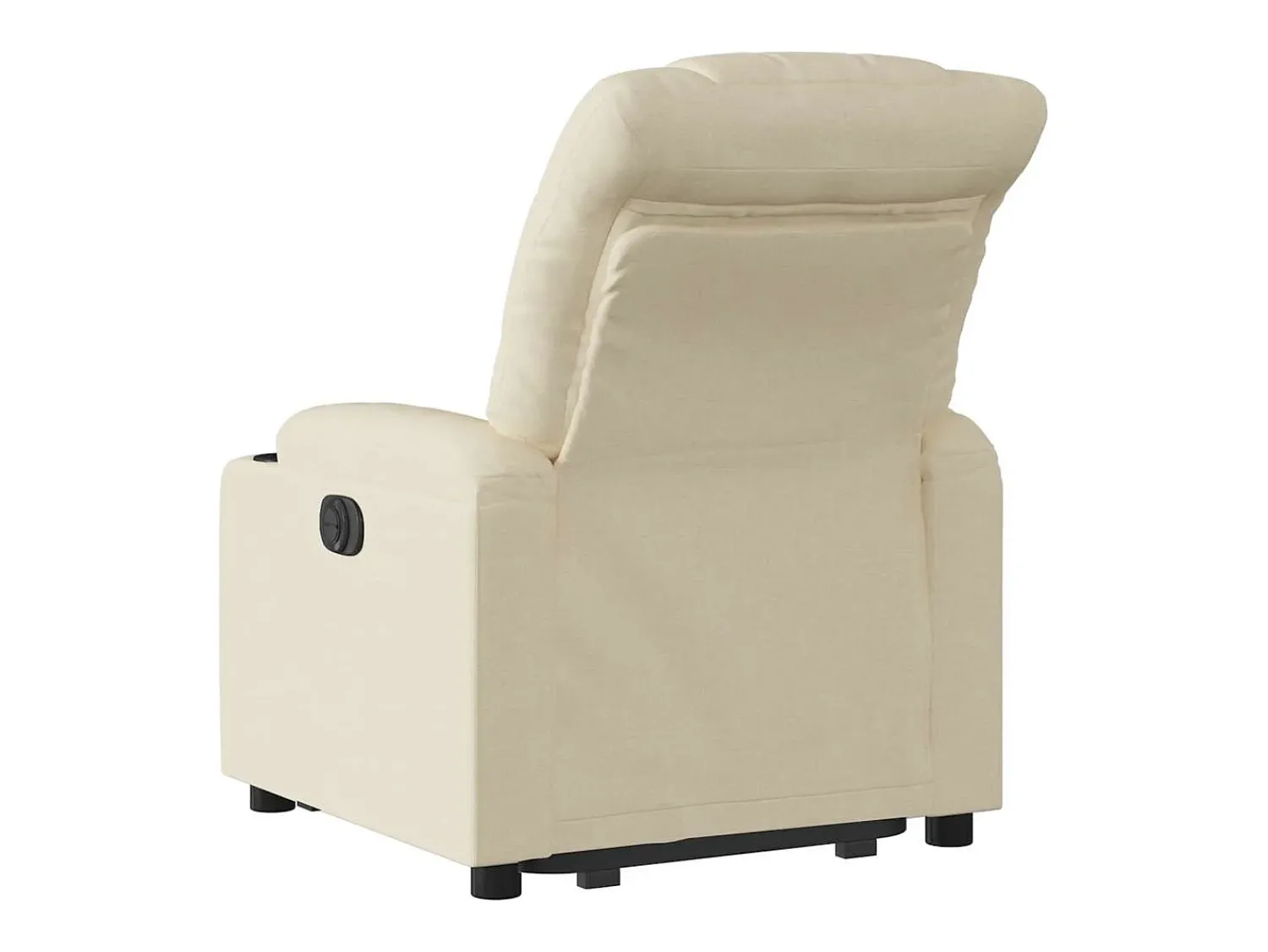 Clearance Poltrona Confortável | Poltrona reclinável elevatória tecido cor SHL479747 Creme